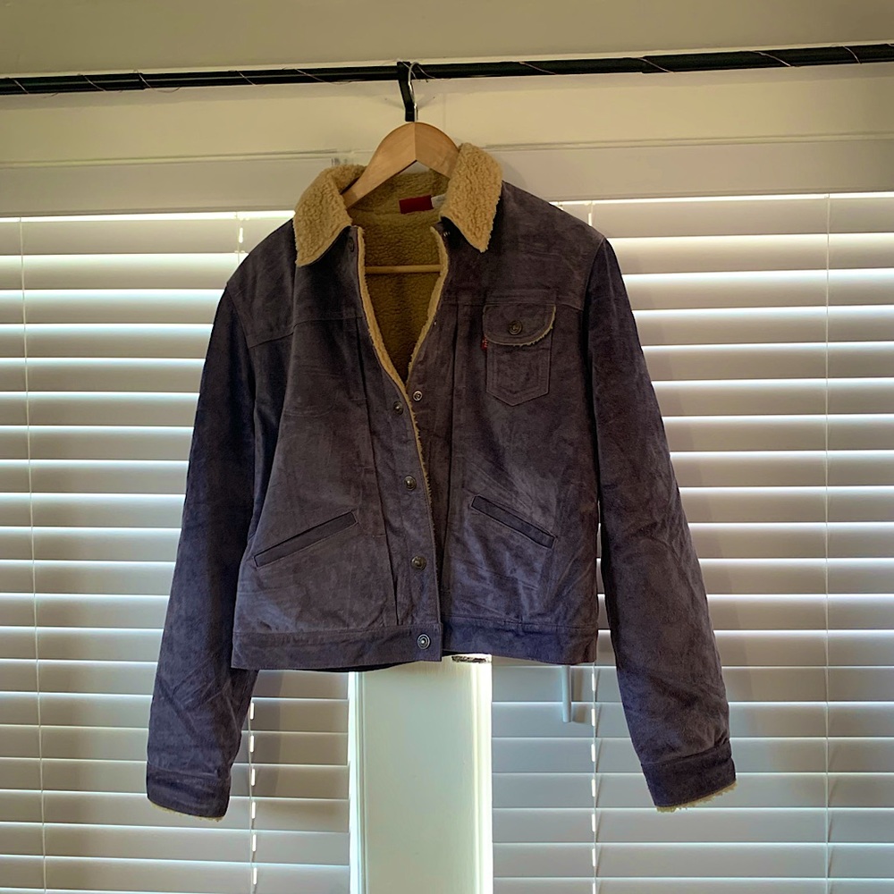 Levis Sherpa Jacket - Leather